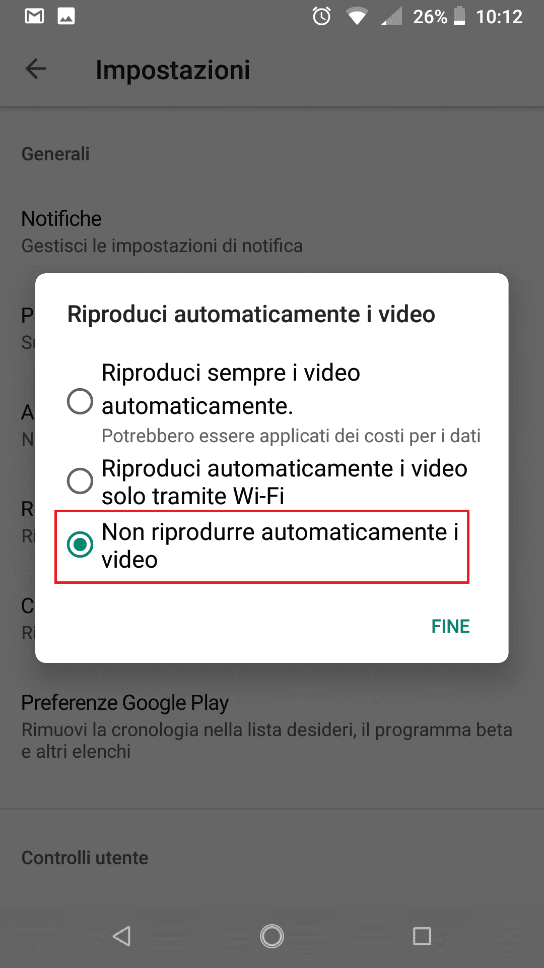 Come Disabilitare La Riproduzione Automatica Dei Video In Google Play