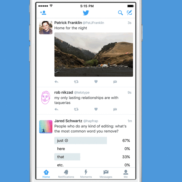 Twitter facilita la condivisione dei tweet nei messaggi diretti