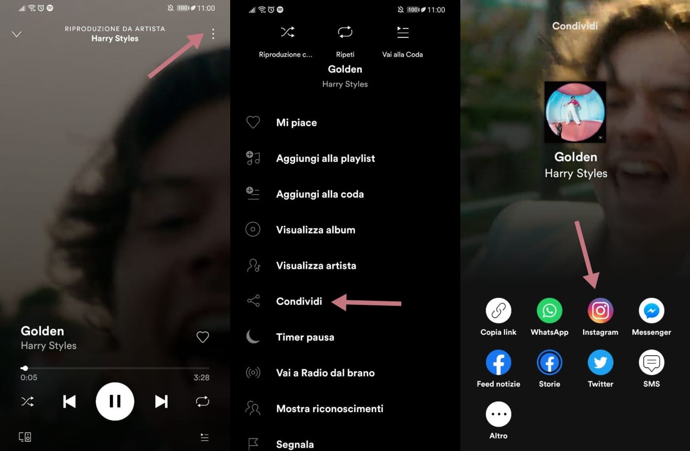 Canvas: come condividere i video di Spotify nelle Storie Instagram