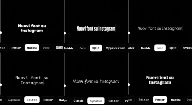 nuovi font instagram come averli