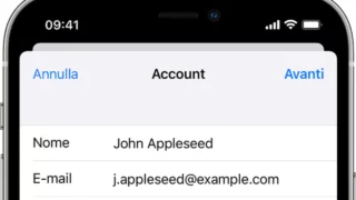 Come cambiare email iiPhone nuovo aggiornamento 18.1