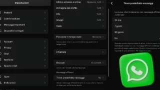 Come inviare messaggi effimeri WhatsApp iOS Android