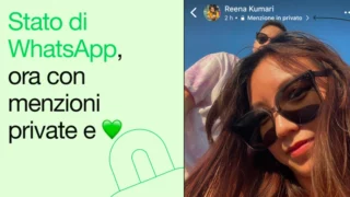 whatsapp menzioni reaction stati