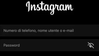 come cambiare password instagram