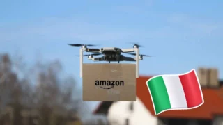 Amazon consegna il primo pacco con droni in Italia